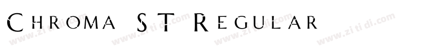 Chroma ST Regular字体转换